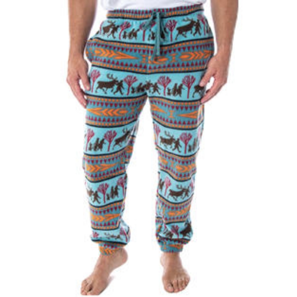 Disney Frozen II/ 2 Fair Isle Fleece Pajamas Pants NWT